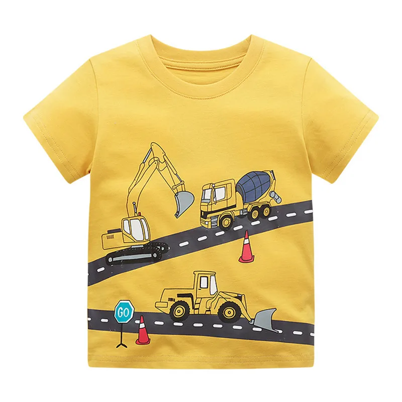 Zeebread 2-7T Boys Girls T Shirts For Summer Short Sleeve Cartoon Print Children's  Hot Selling Toddler Kids Tees Tops