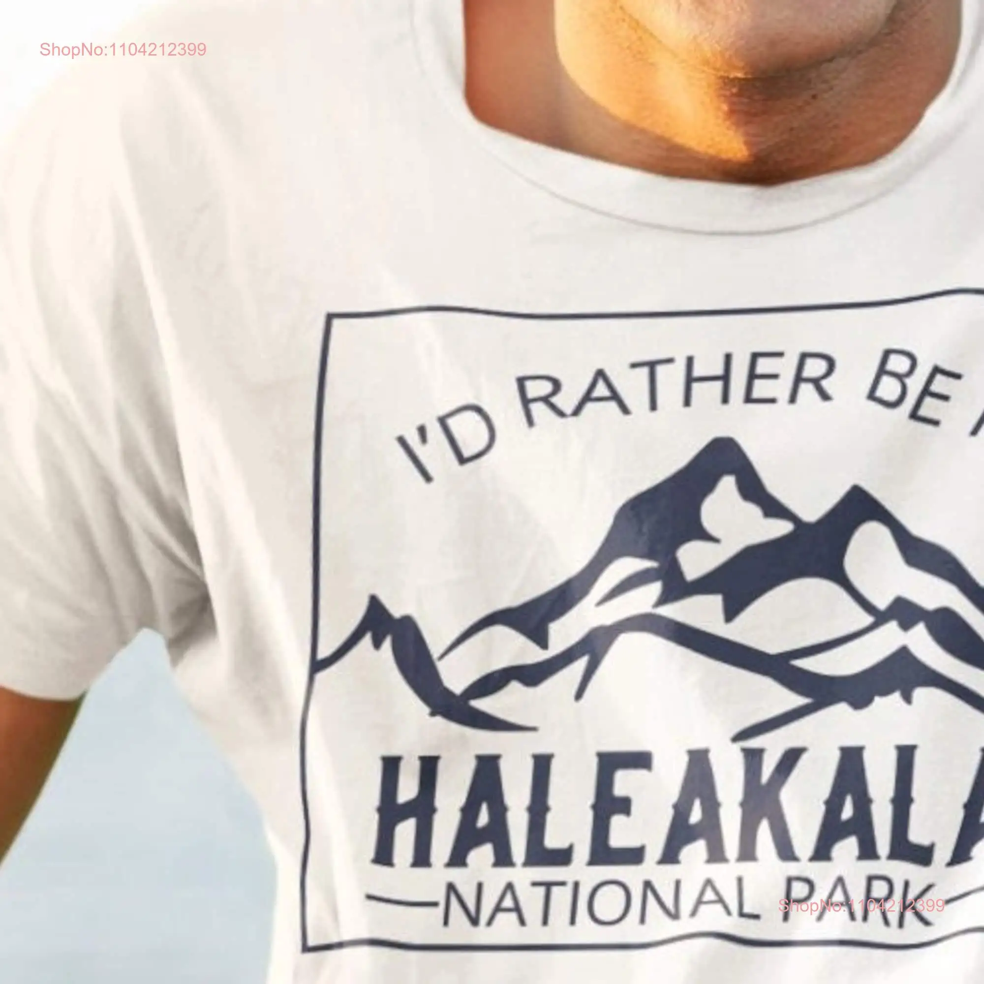 Haleakala National Park T Shirt Hawaii Top Retro Mountain Hiking and Camping  long or short sleeves