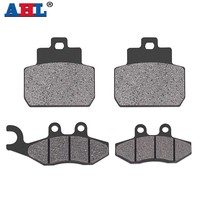 AHL Motorcycle Semi-Organic Metal Front & Rear Brake Pads For PIAGGIO X9 X8 125 2004-2006 ie 150 Street  2007 250 ie 2005-2007