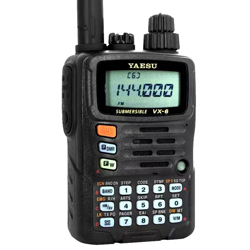YAESU VX-6R جهاز إرسال واستقبال لاسلكي VX 6R ثنائي النطاق UHF VHF راديو متنقل محمول