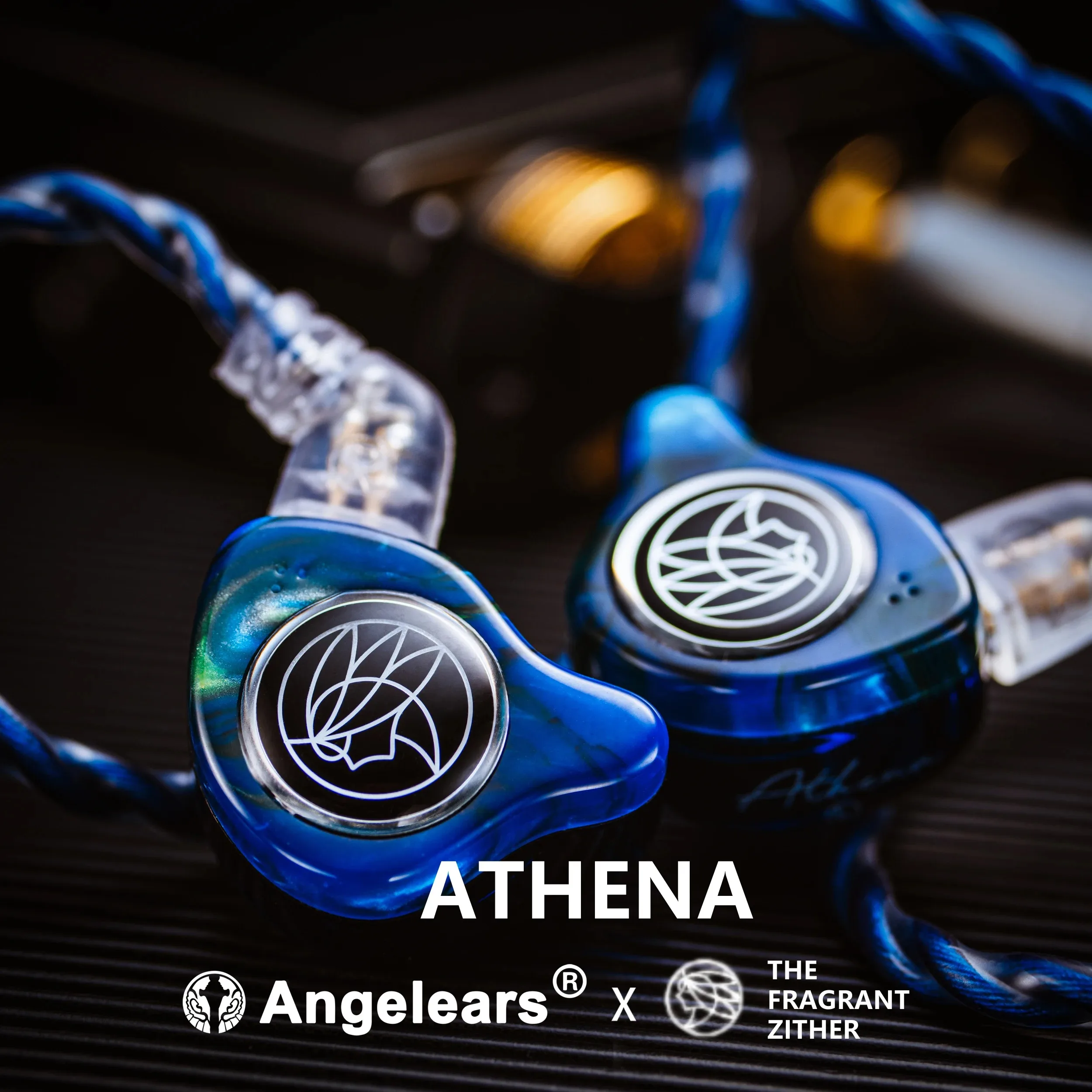 Angelears X TFZ Athena Edition ไดร์เวอร์แบบไดนามิกหูฟังชนิดใส่ในหูหูฟังแบบมีสายพร้อมสาย 3.5 มม. 0.78