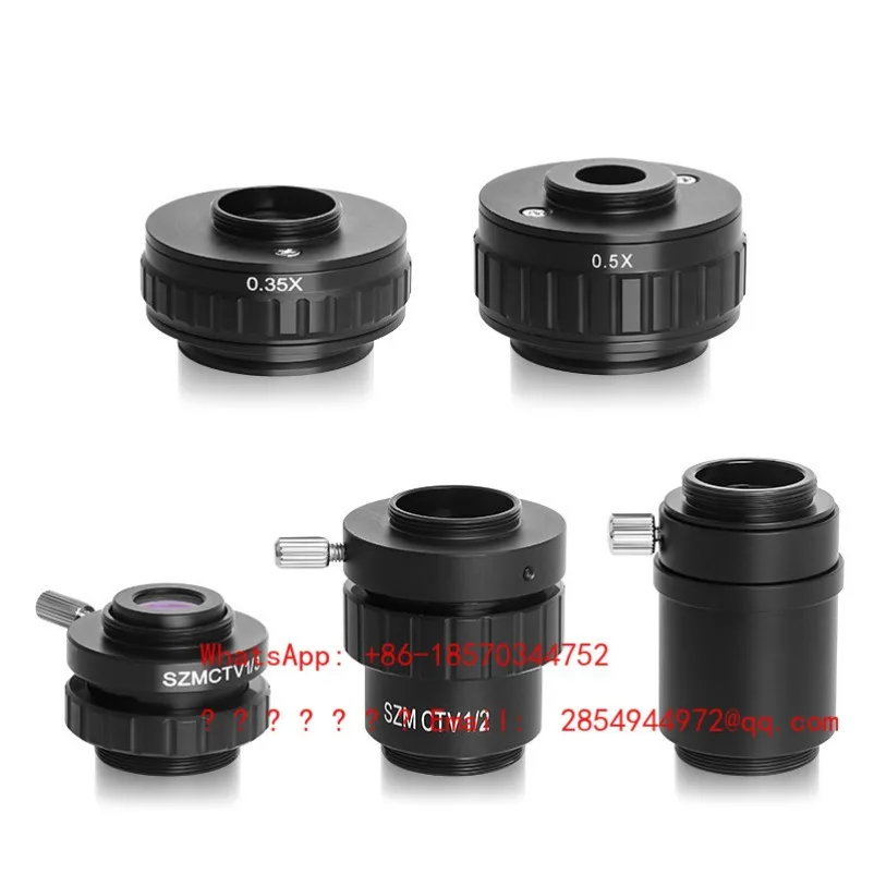 Microscope 0.35X 0.5X 1.0X Camera Adapter Synchronous Mirror