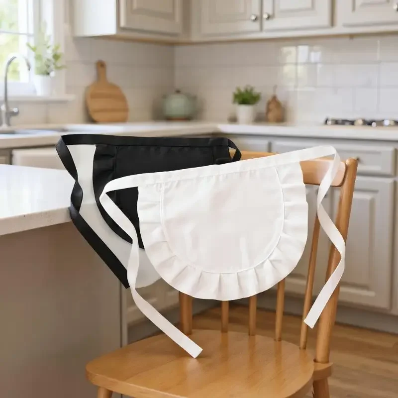 1 STKS Serveerster Meid Cosplay Taille Schort Half Schort Kostuum Koken Schorten Voor Keuken