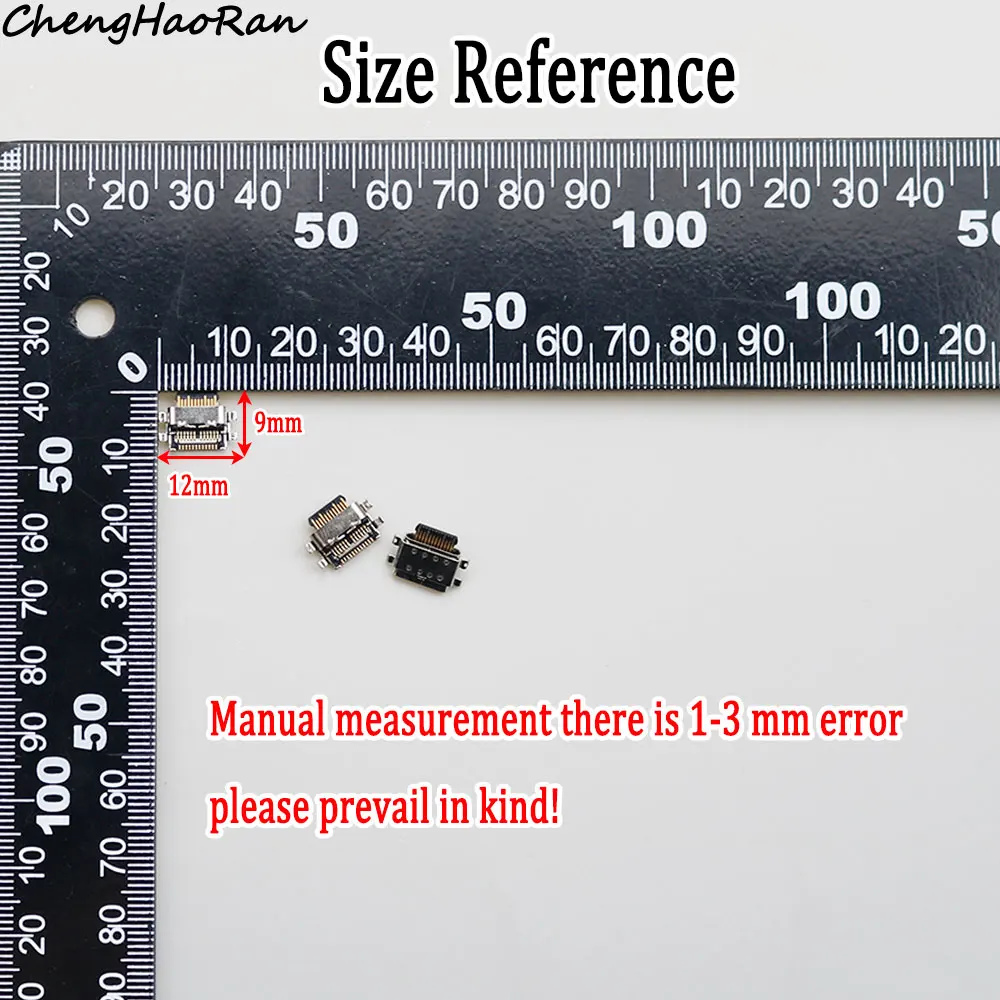 Tipo-C USB Tomada fêmea, plugue de carregamento de energia, interface para BlackBerry Key2, cauda interna, conector de carregamento, 1/2 pcs