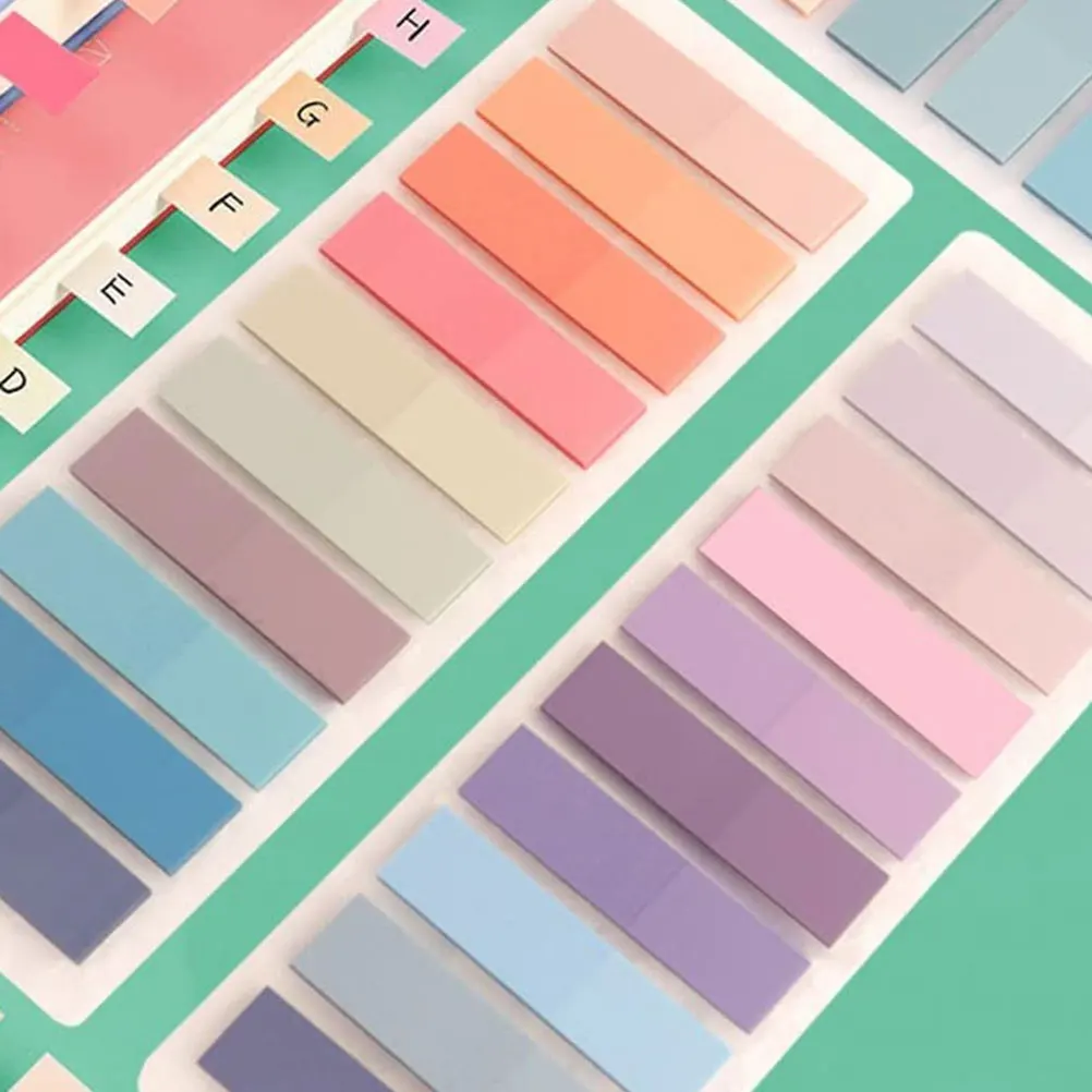 

8 Books Bookmarks for Lovers Self-adhesive Highlight Stickers Highlighter Strips