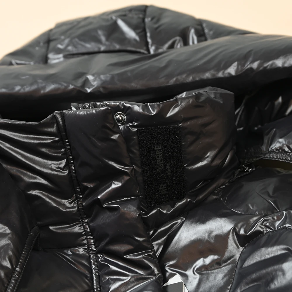 معطف شتوي دافئ Du down Jaet للنساء من Thiened مبطن وقابل للفصل، طويل أمريكي، سحاب إغلاق، طول منتظم #2