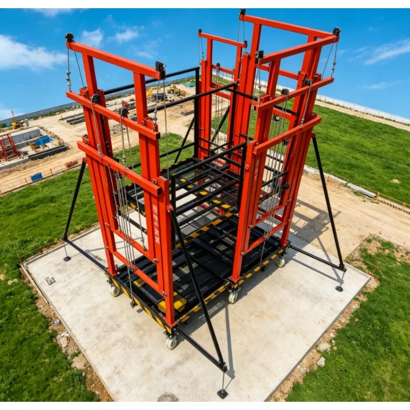 

Brand New 6M Electric Scaffolding Lift Foldable Platform for Construction Site Industrial Lifting Hoist for Mining Hoist