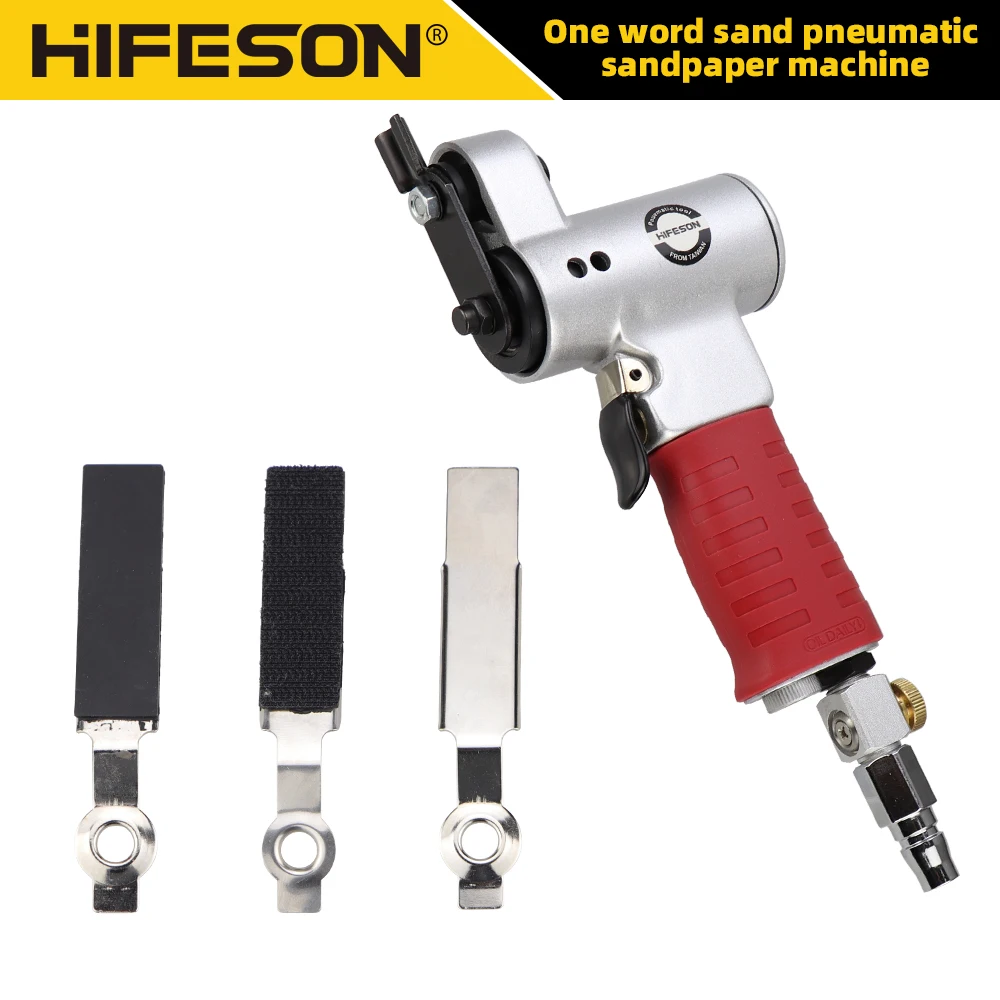 

HIFESON Pneumatic Sander Swing Tool Air Sander Ploishing Machine Oscillating Polisher Reciprocates Left And Right Air tools Kit