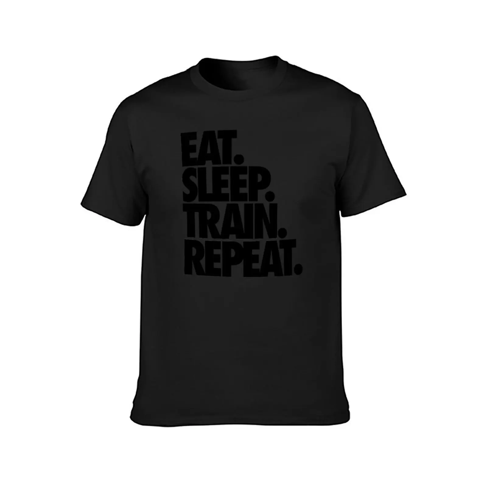 EAT. SLEEP. TRAIN. REPEAT. T-Shirt plain animal prinfor boys summer top summer clothes men clothes