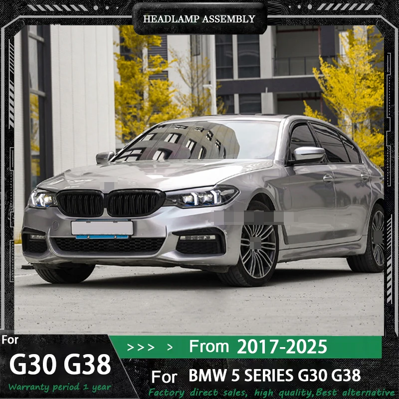 

Car Styling Head Lamp for BMW 5 Series G30 Headlights 2017-2025 Headlight LED DRL Signal Projector Lens Automotive Accessories