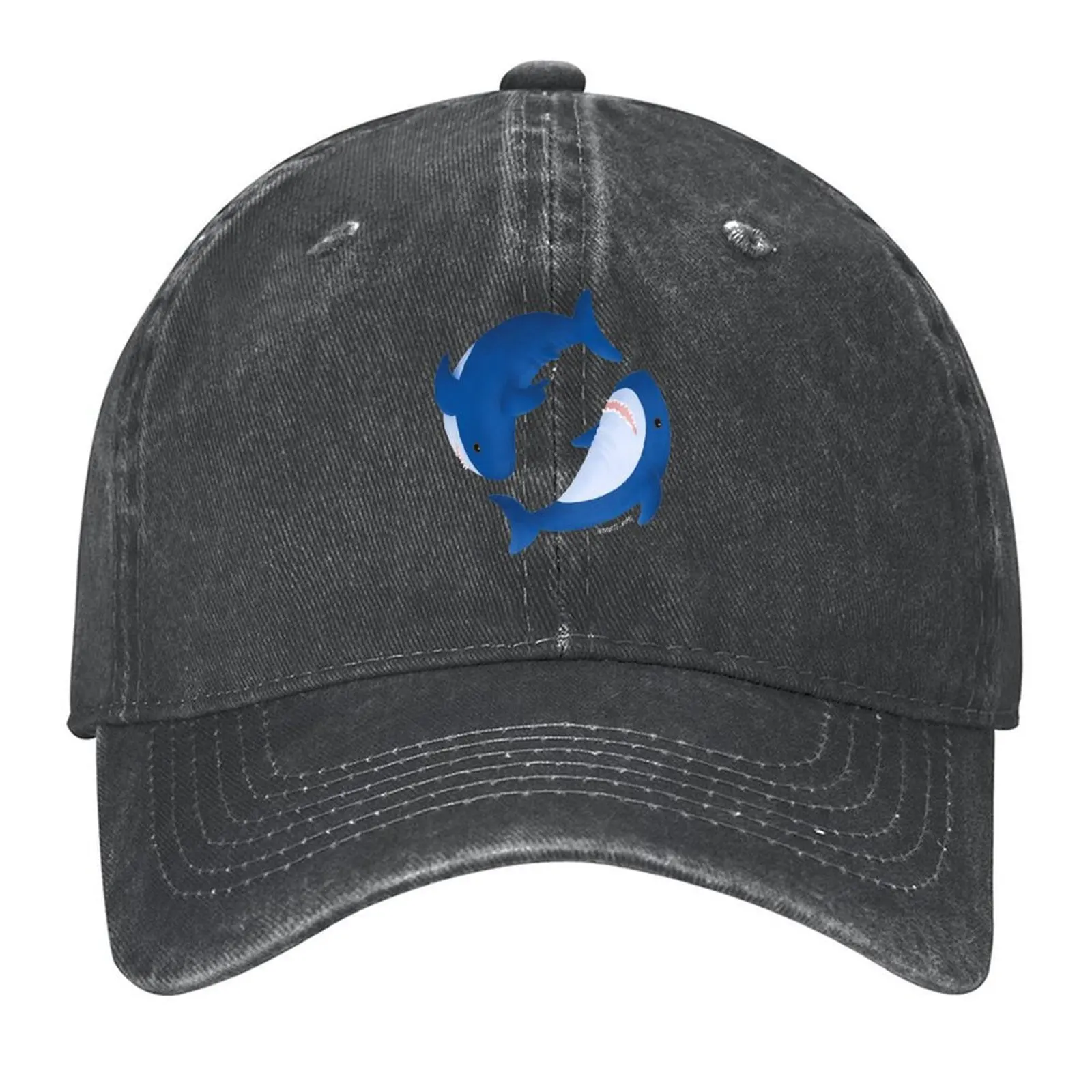 

Brucie & Archie Blahaj shark pattern Baseball Cap Luxury Man Hat Luxury Hat Hat Luxury Brand derby Caps For Men Women's