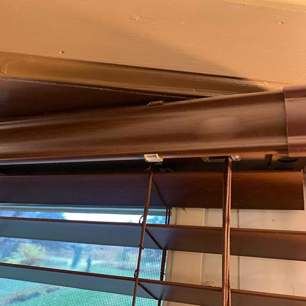 

20Pcs High-Class Transparent Blind Clips Sturdy Valance Hanging Fixing Accessories Wear-Resistant Easy to Use Store Invisible