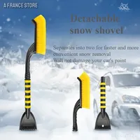 Detachable Car Snow Removal Brush, Multi-Function Snow Brush, Car Winter Cleaning Tool, Brush and Shovel Two in One