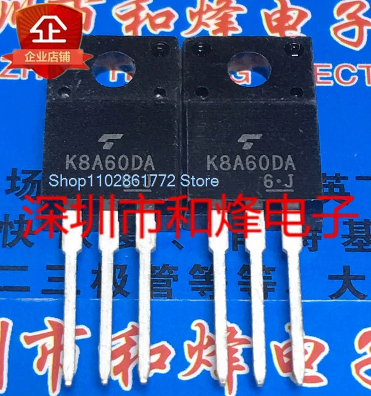 （20PCS/LOT）K8A60DA TK8A60DA  TO-220F 600V 7.5A