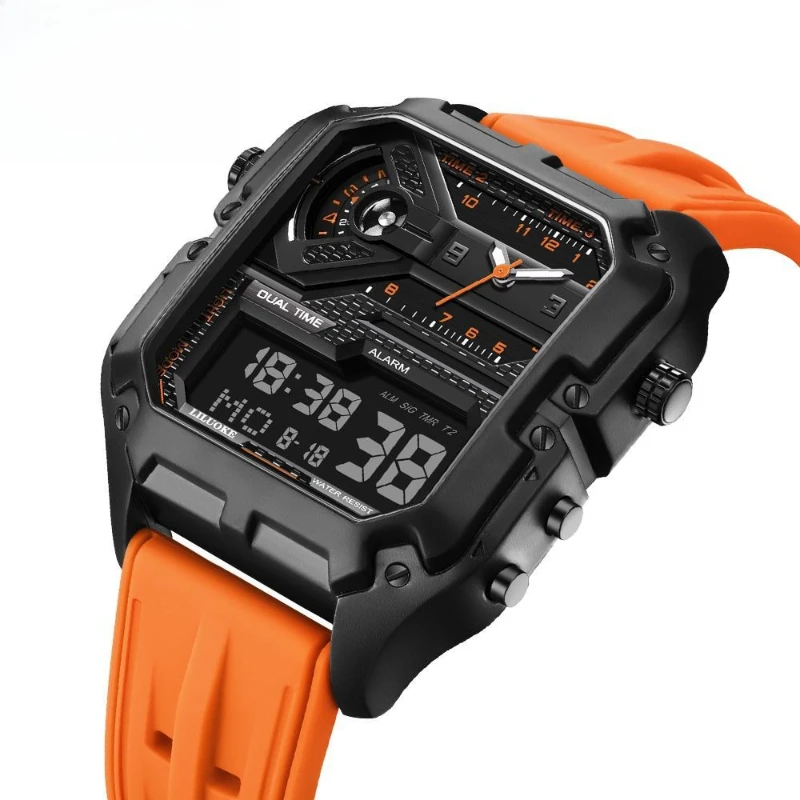 

Three-movement multi-functional sports men's watch waterproof luminous high-end smart men's watch