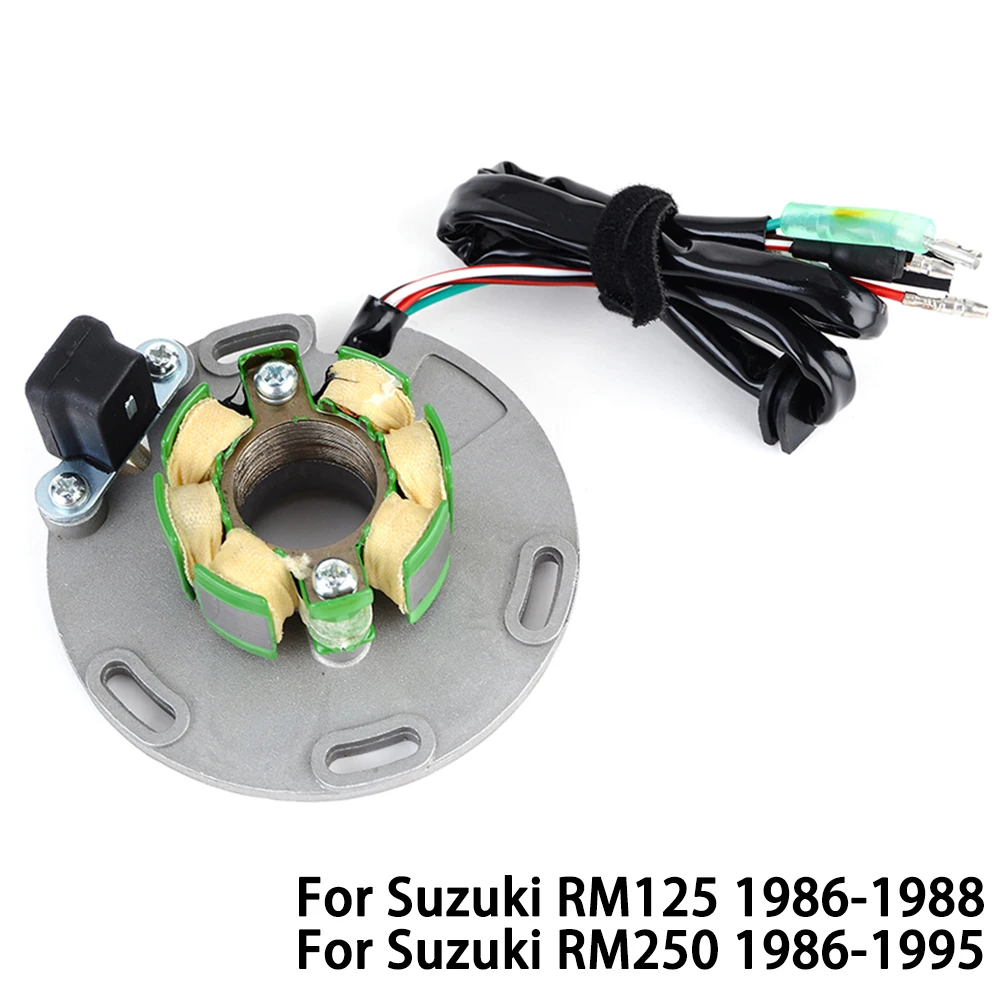 Stator Coil for Suzuki RM125 RM250 RM 125 250 32101-28C00 32101-01B30 32101-01B31 32101-28C01 32101-28C03 Generator Magneto Coil