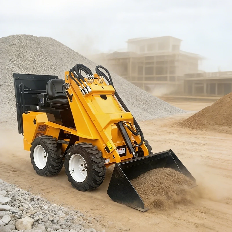 

Mini Wheel Skid Steer Loader Diesel Engine CE EPA Certified Hydraulic Multifunctional Loader Fast Delivery Skid Steer Loader