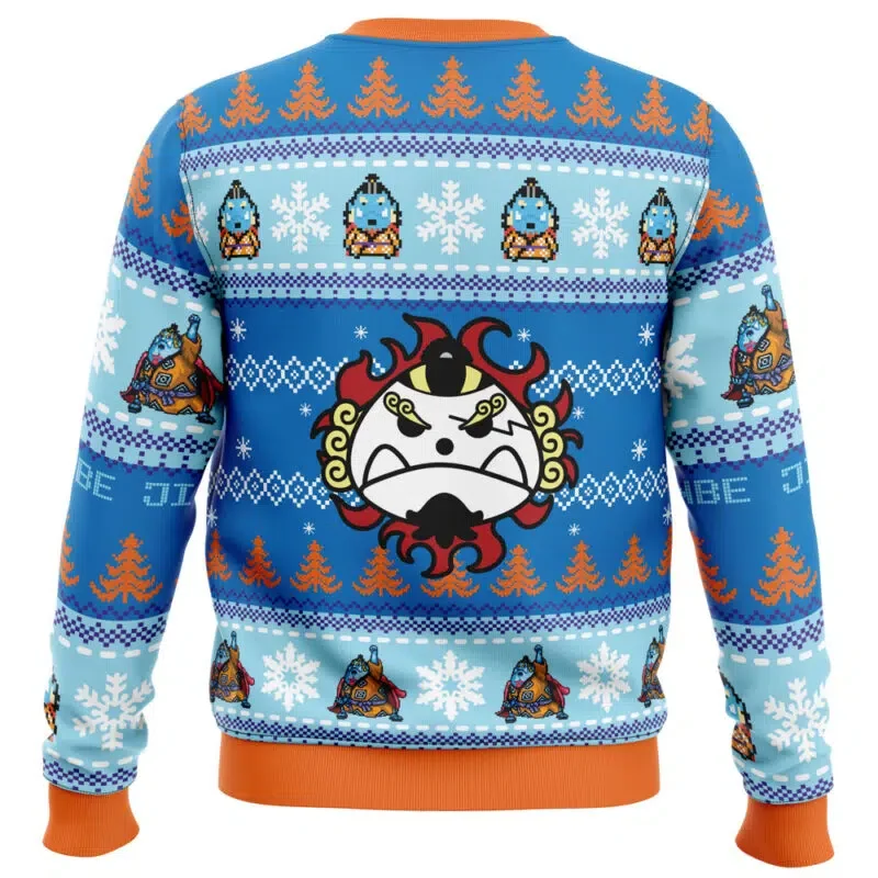 Autumn Men's Crew Neck One Piece Christmas Jinbe Anime Ugly Christmas Sweatshirt Winter Soft Comfy Stylish Pullover Tracksuit