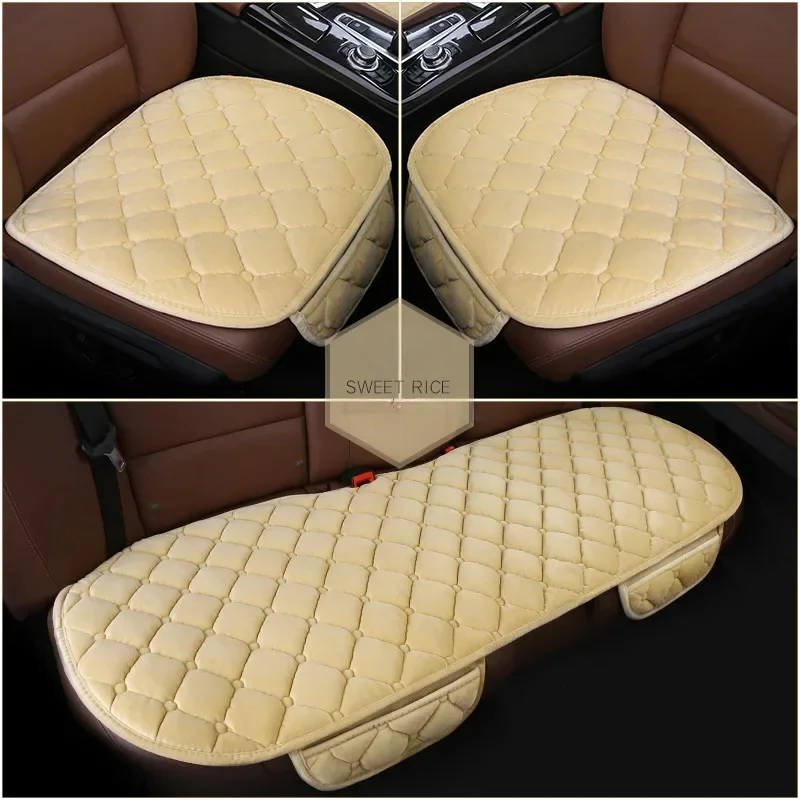 Universal Winter Warm Car Seat Cover Cushion Anti-slip Front Chair Seat Breathable Pad Car Seat Protector Seat Covers for Cars