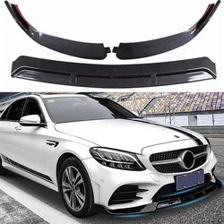 Suitable for Mercedes Benz GLC W177 W205 W213 front bumper deflector protective cover lip chin spoiler splitter diffuser