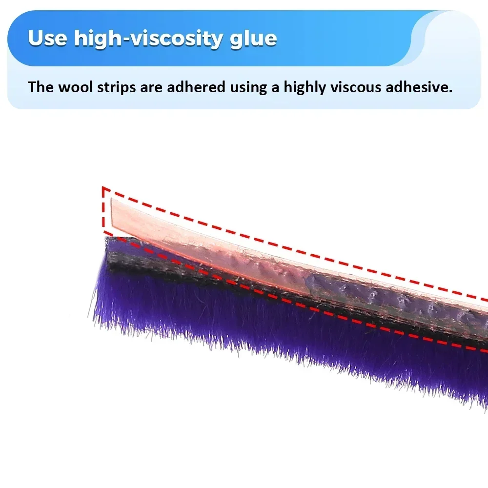 Soft Velvet Strips Accessories For Dyson V6 V7 V8 V10 V11 V15 Vacuum Cleaner Floor Brush Head Plush Strips ForHousehold Cleaning