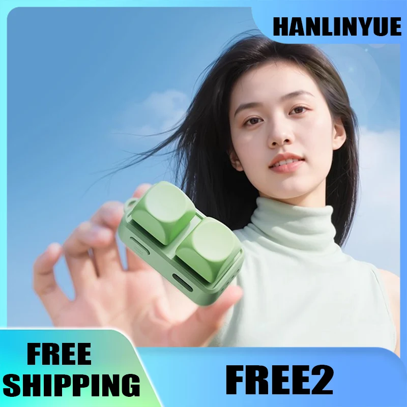 

HanLinYue Free2 Portable Keyboard Bluetooth RGB Hot Swap Two-key Ebook Page Turner PC Accessories for Tablet/Phone/Reader/XTEINK