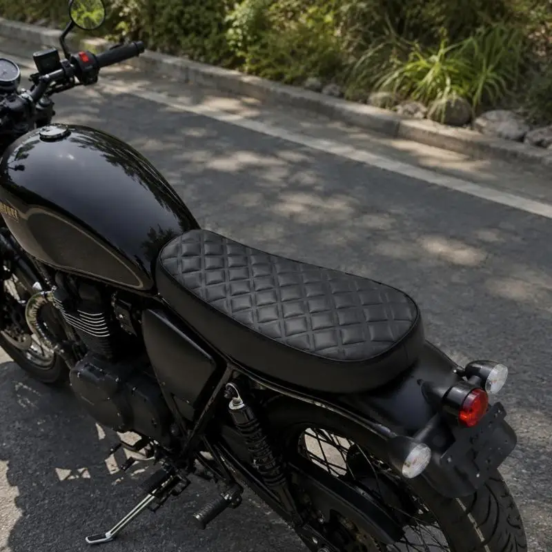 M76E Motorradsitzkissen mit gemusterter Steppung, komplette Ersatzkomponente für X160 X260 Freizeitreisen und Visual – Detail 9