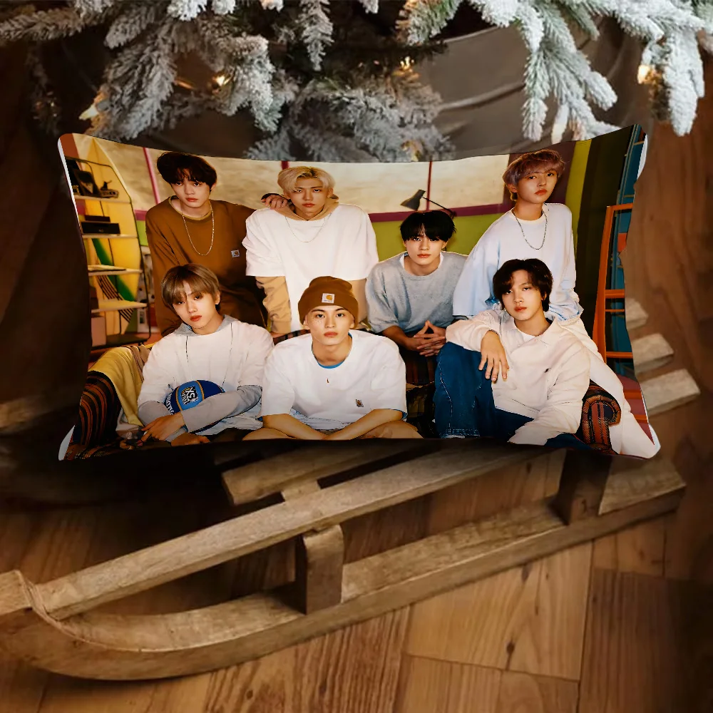 Hot K-POP Pillow Covers Cartoon Sofa Decorative Home Double-sided Printing Short Plush Cute Cushion N-NCTS D-DREAMS Cover Gift