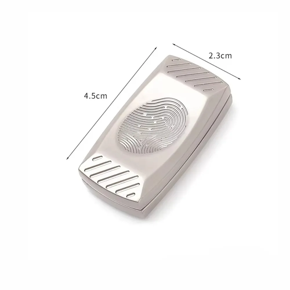 Creative Fingerprint Fidget Slider Sensory Push-Pull Magnetic Haptic Slider Alloy Calming Metal Fidget Adults Kids