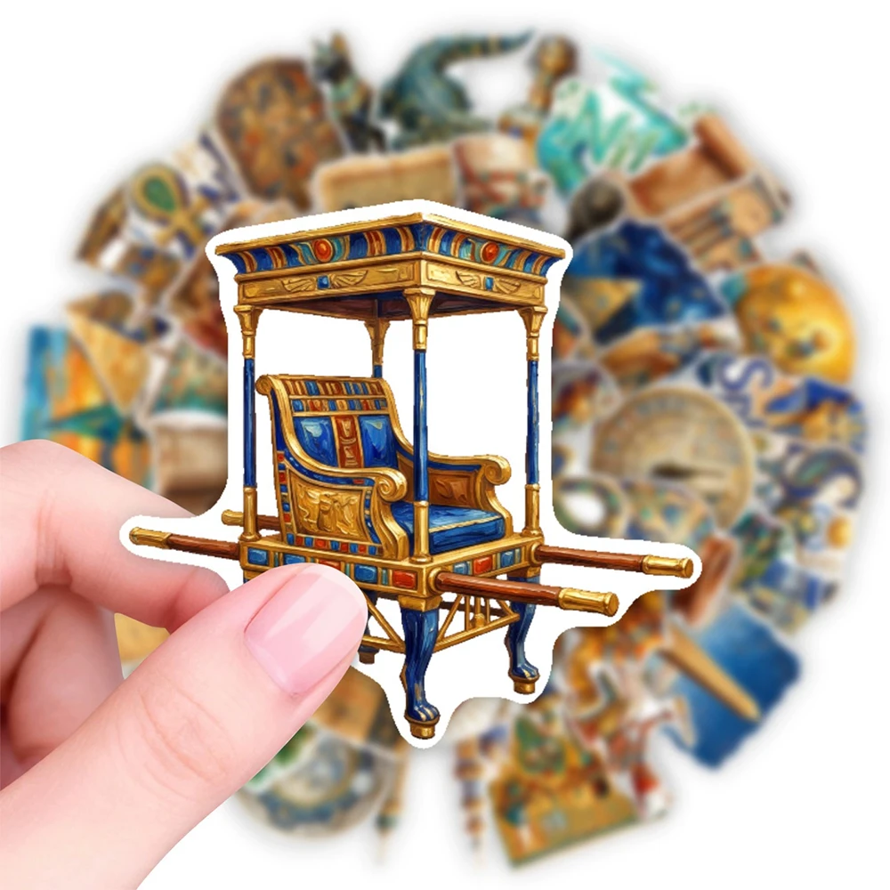 10/30/50pcs Egypt Culture Pyramids Pharaohs Vintage Stickers For Planners Cup Bags Laptop Water Bottles Classic Graffiti Sticker