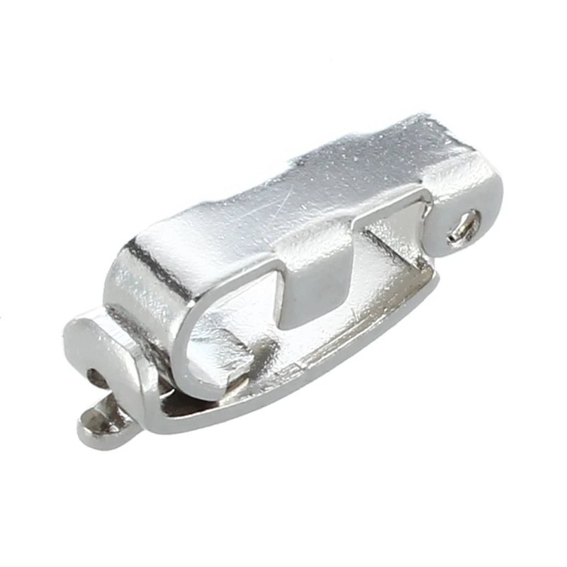 الفولاذ المقاوم للصدأ مجوهرات سوار ساعة معصم ، الفرقة أضعاف أكثر من المشابك ، 0.4X0.1 "، 100 قطعة