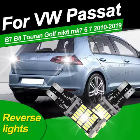 6000K White Reverse lights T15 W16W Car Bulb Canbus LED 4014SMD Chip For VW Passat B7 B8 Touran 2010-2019 Golf mk6 mk7 6 7