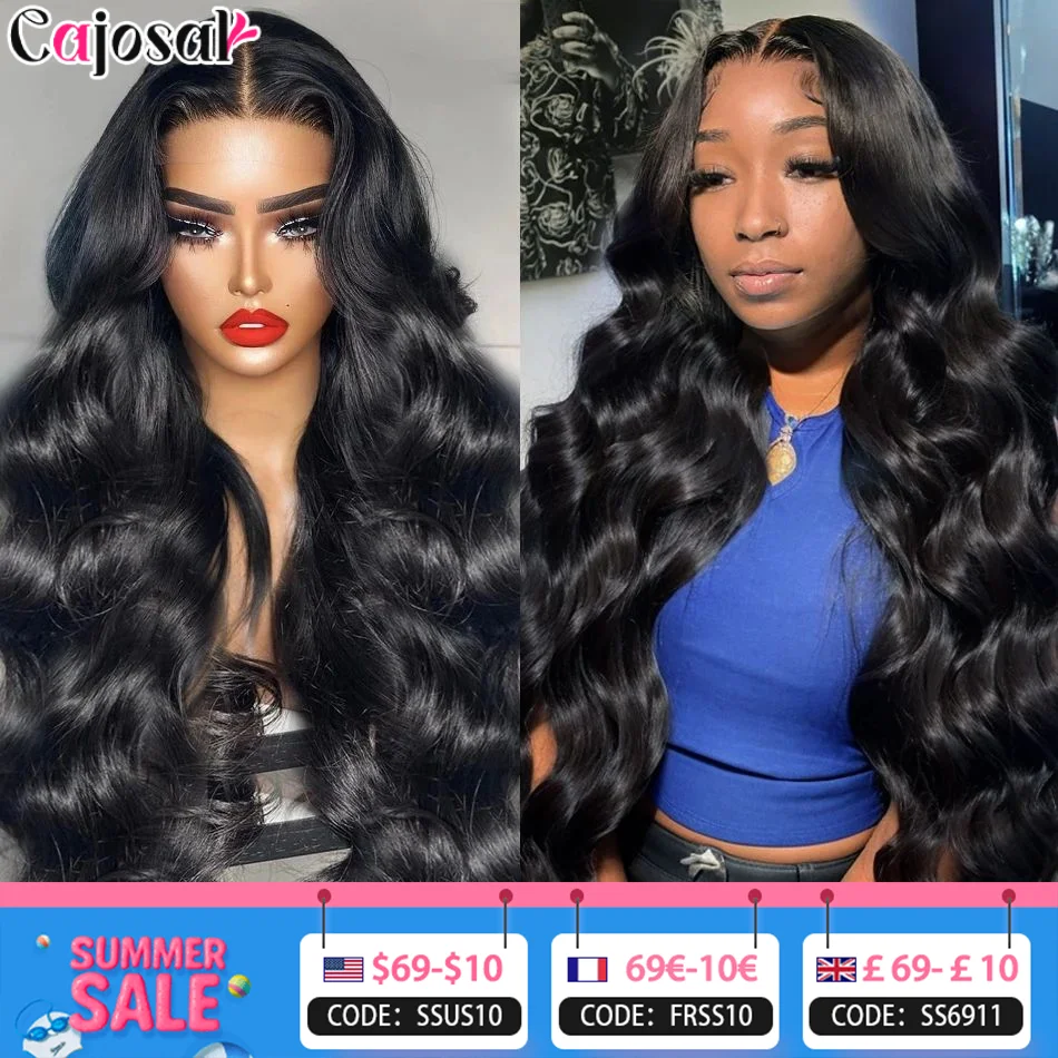 

13x6 13x4 Lace Front 30 40 Inch Brazilian 250 Density Body Wave Wig Human Hair Pre Plucked HD Lace Frontal Wigs Wear To Go Wigs