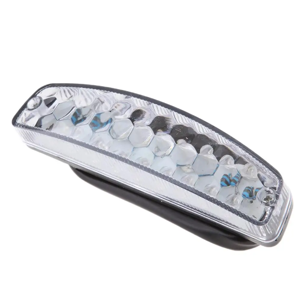 Universal Rear Tail Light LED Blinker Indicator Durable Plastic Lamp for Motorbike Scooter Off-road Bike
