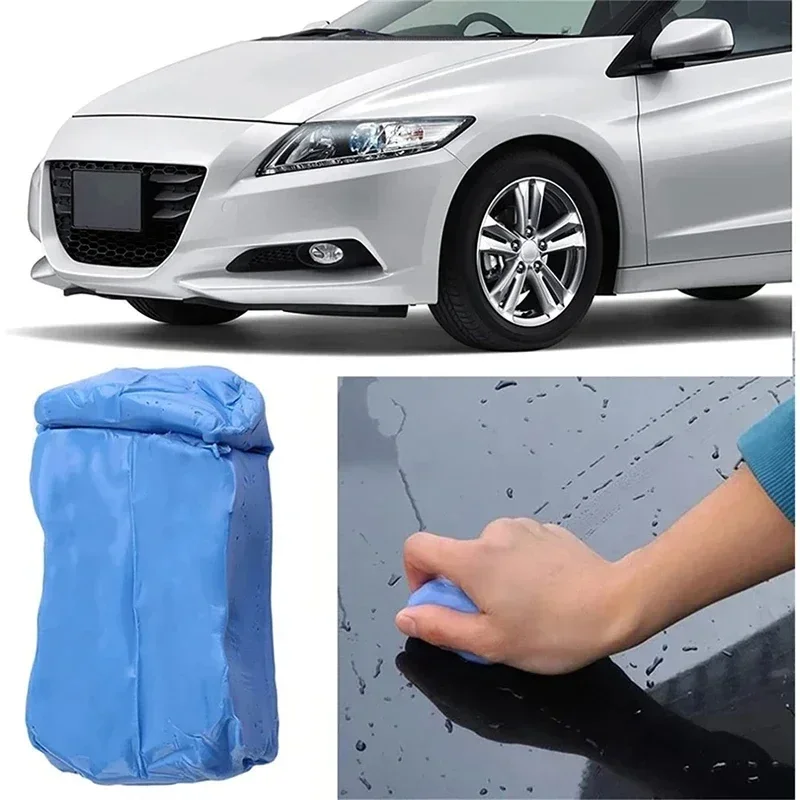 Blue Clay Bar for Vehicle Detailing, Magic Cleaning Mud, Auto Detailing Cleaner Tool, 3Pcs