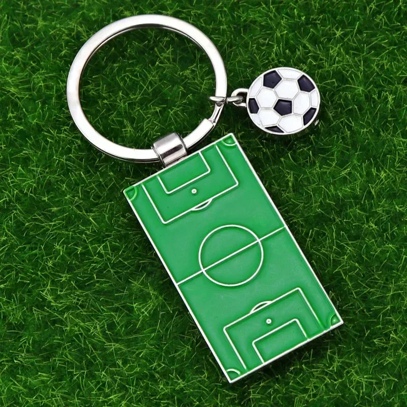 Personalized Creative Key Ring Alloy Sports Ball Soccer Basketball Rugby Keychain Pendant