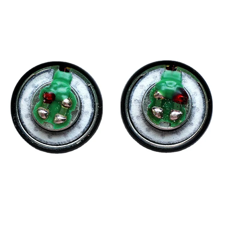 (2pieces) Unit 15.4MM Three frequency balanced titanium film 32ohm flat Head Driver earphone MX500 speaker with steel mesh