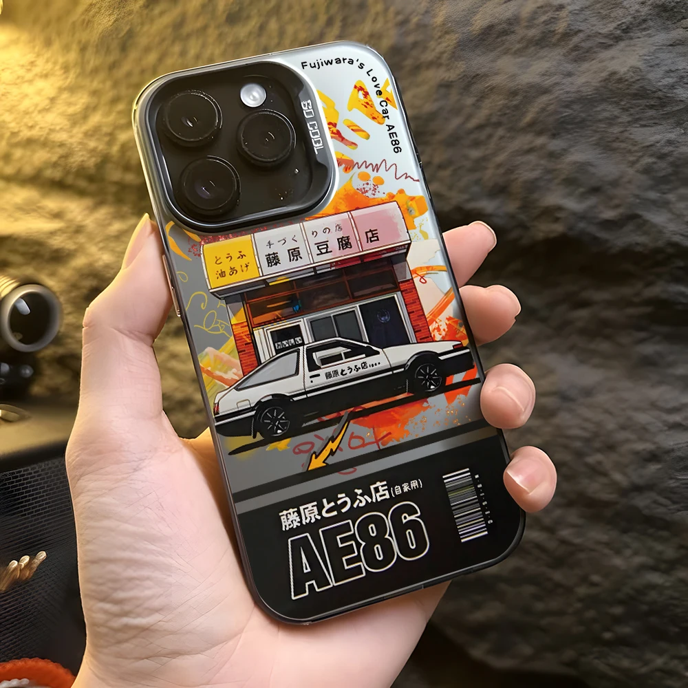 Initial D AE86 Phone Case for Samsung Galaxy A55 A54 A53 A52 A51 A50 A35 A34 A33 A30 A25 A23 A22 A16 A15 A14 A13 4G 5G Cover