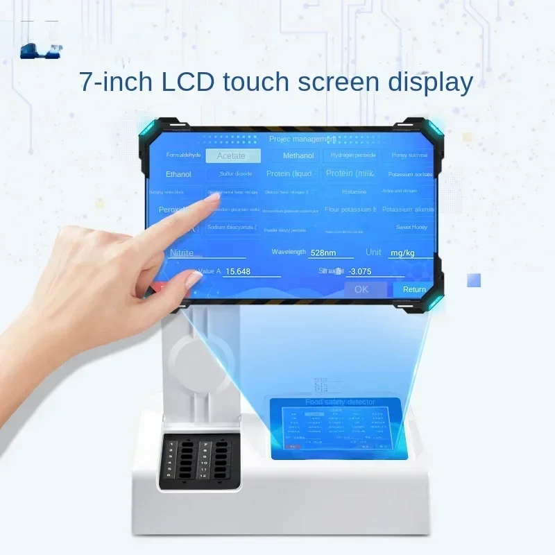 Multi parameter food safety testing instrument, laboratory testing rapid testing equipment, pigment rapid analyzer, measuring