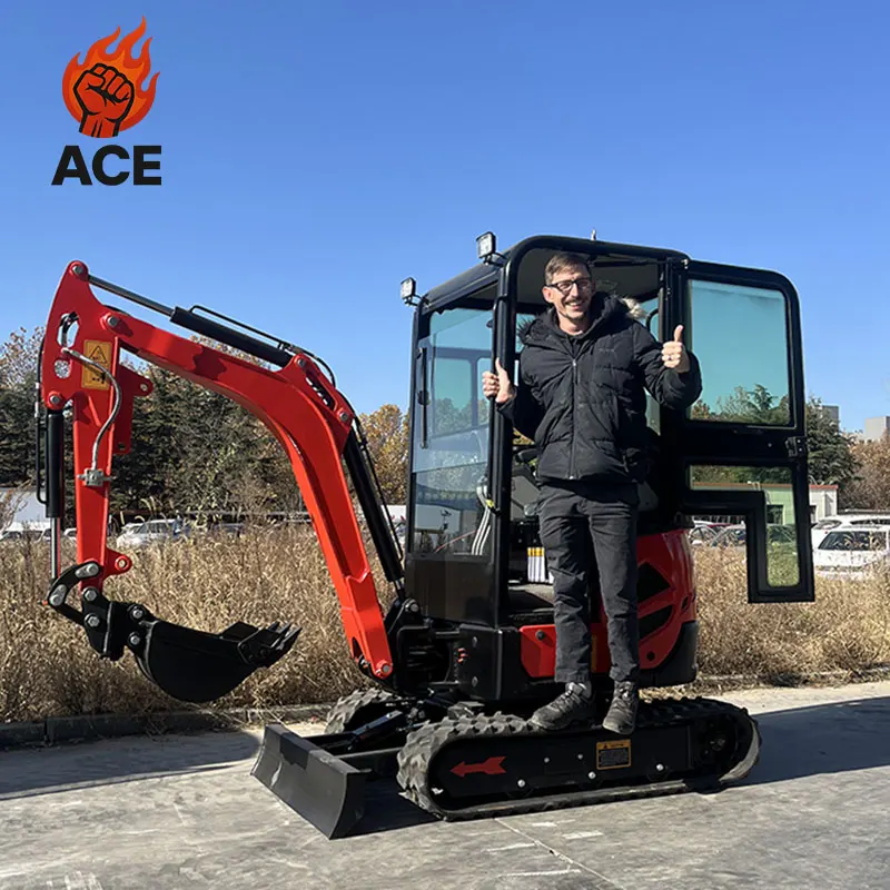 Free Shipping Mini Excavator EPA Engine Kubota 2 Ton Crawler Micro Digger 1 Ton 2 Ton Mini Small Excavator For Customized