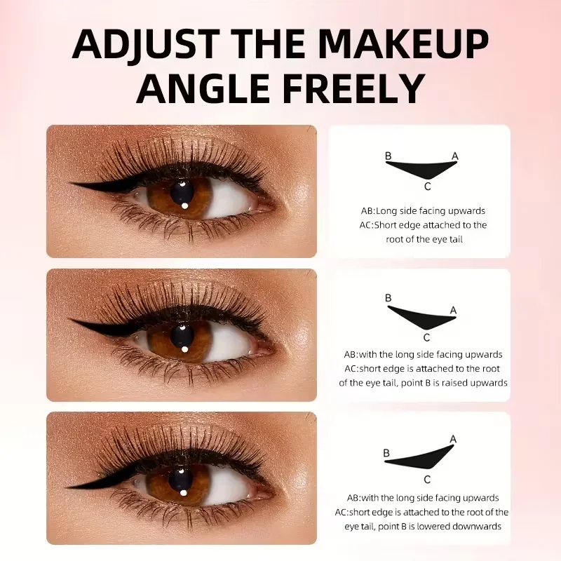 Waterproof Eyeliner Pen,Long-Lasting Winged Eyeliner,Sweatproof,One-Time Molding Dual Tip,Liquid Eyeliner Makeup for Beginners