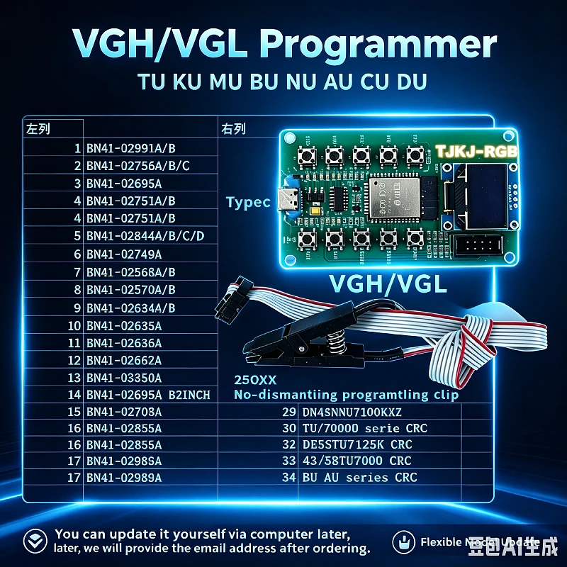 TU KU MU BU NU AU CU DUVGH/VGL Programmer
