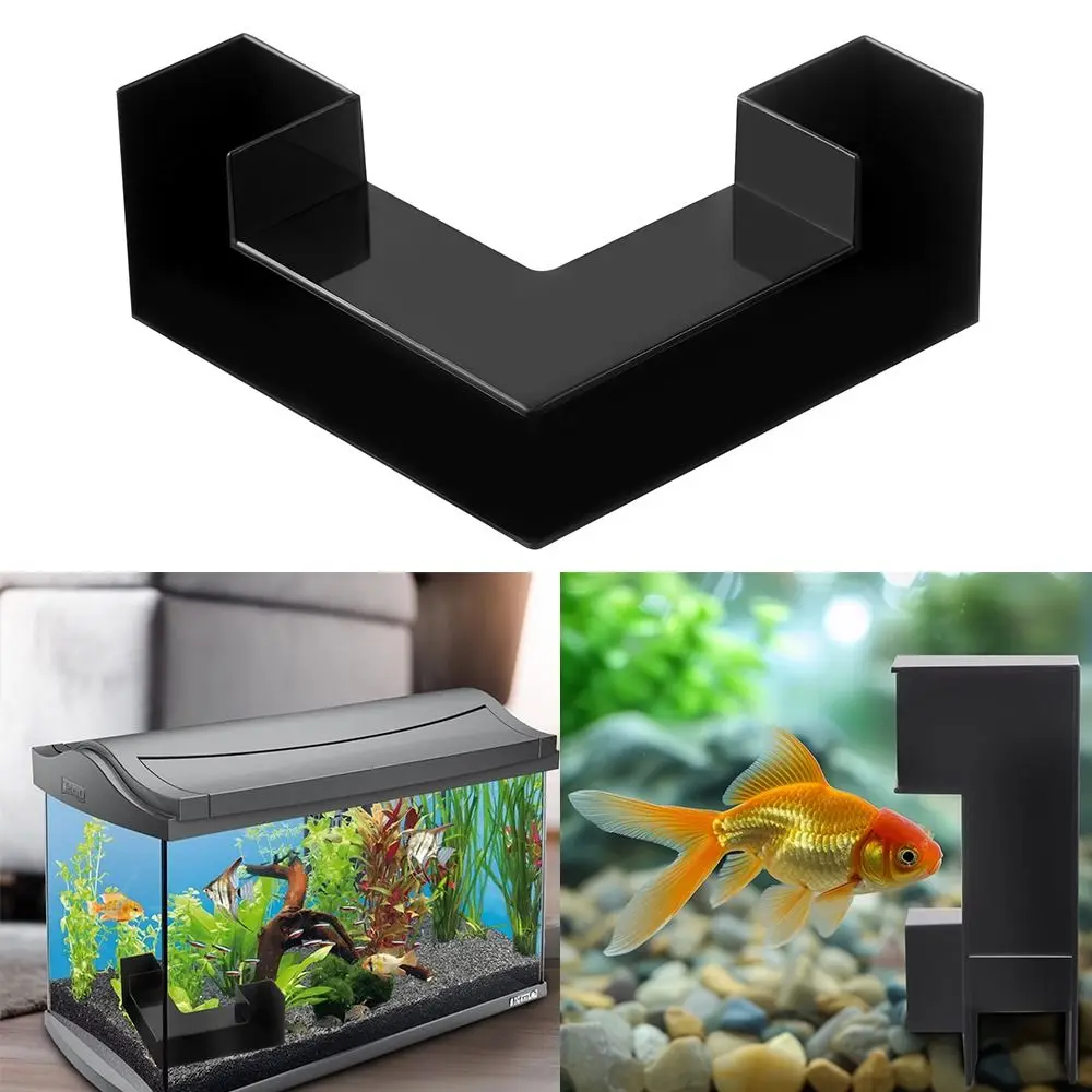 Plastic Aquarium Corner Tunnel Fish Tank Decoration Pet Supplies Aquarium Cave Viewing Tunnel Fish Bed