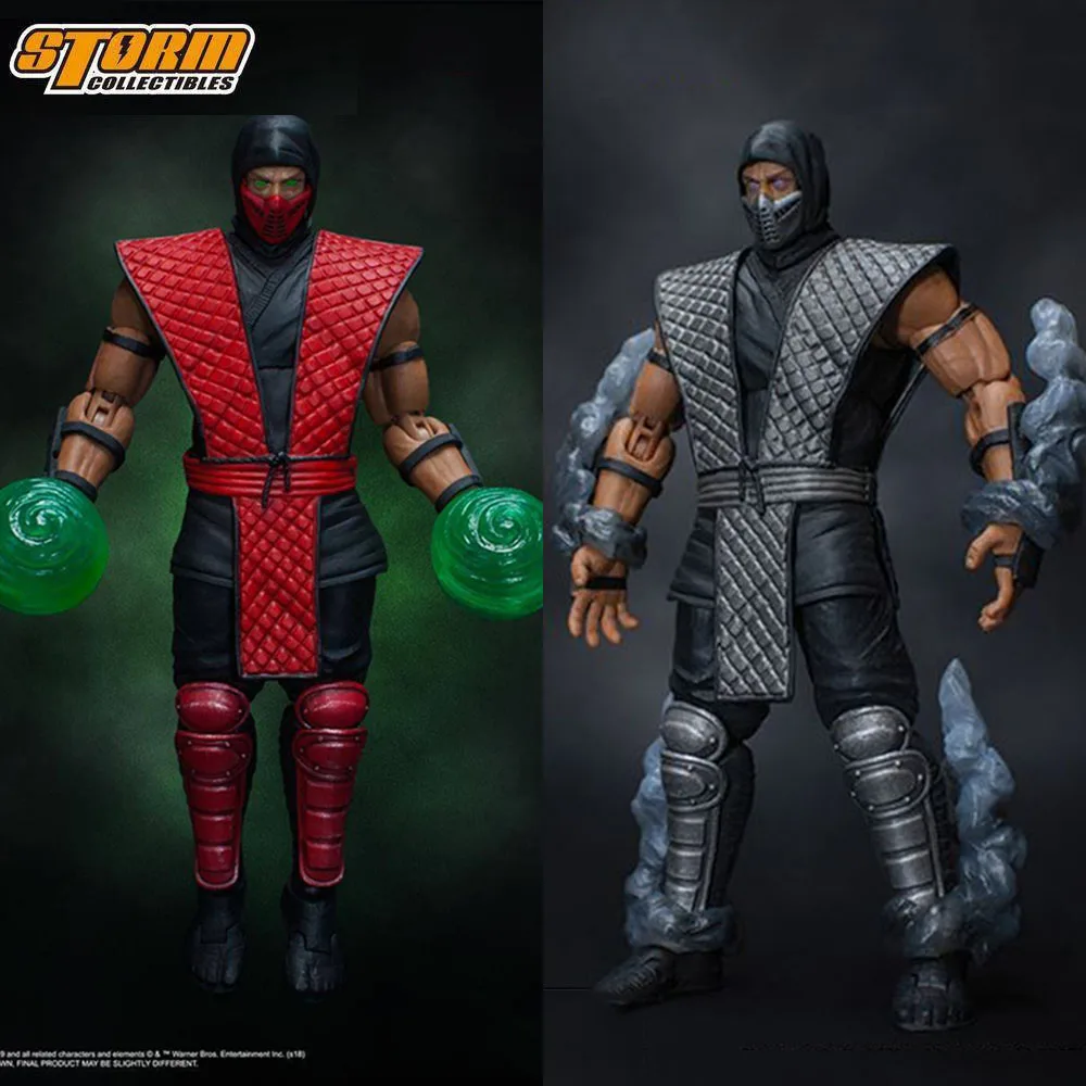 Storm Toys Collectible Dolls /12 Male Soldier Raiden Noob Saibot Rain Ermac 6'' Action Figure Body Doll House Furniture Ornament