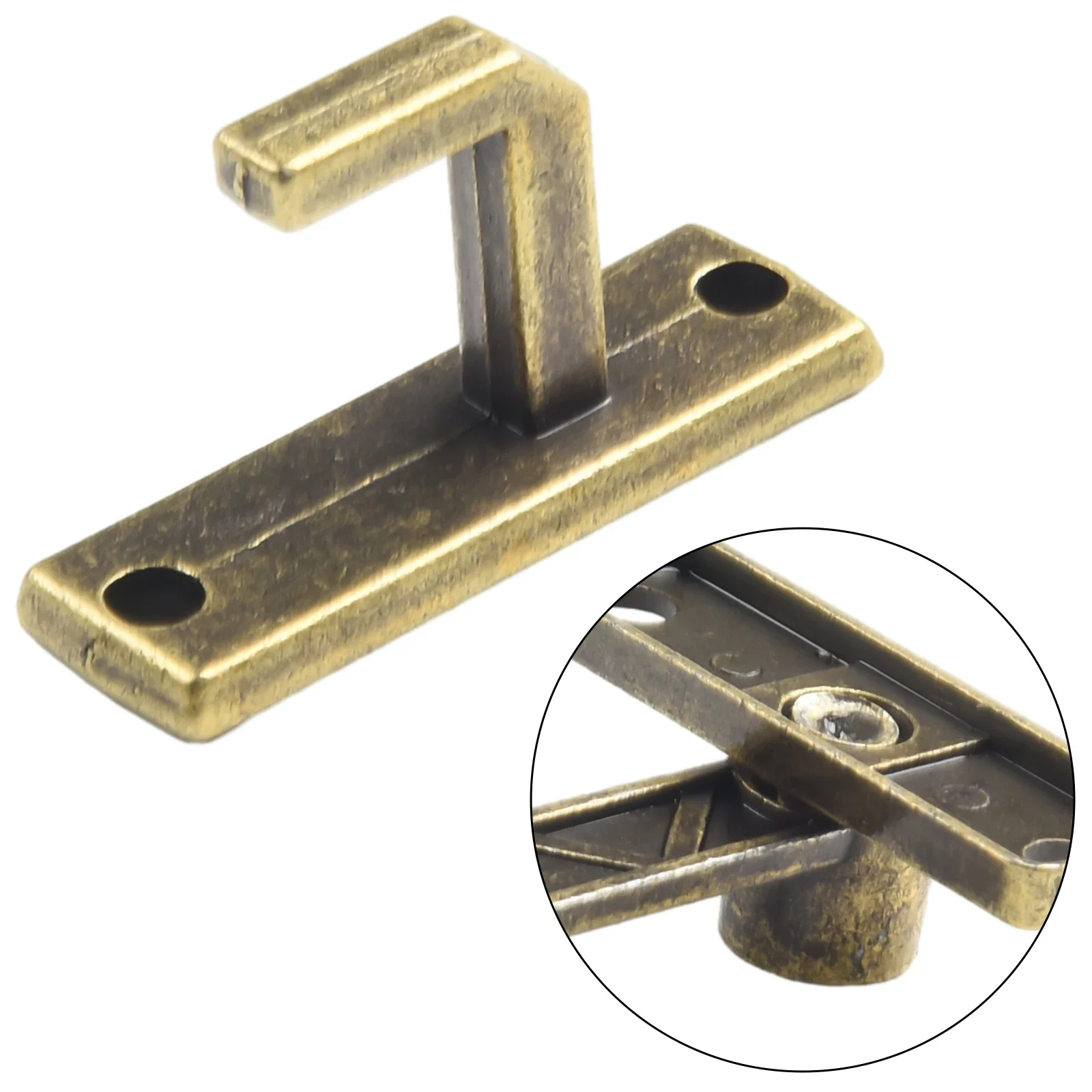 Practical Useful Latch Bolt Door Latch 56*49mm Bathrooms Bronze Cabinets Guard Latch Bolt Handle Hotels Kitchens