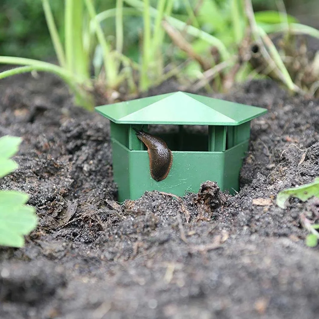 Trampas de Caracol reutilizables para jardín, 10 piezas, trampa segura para Slugs de jardinería, atrapador de caracoles, jaulas de Caracol ecológicas