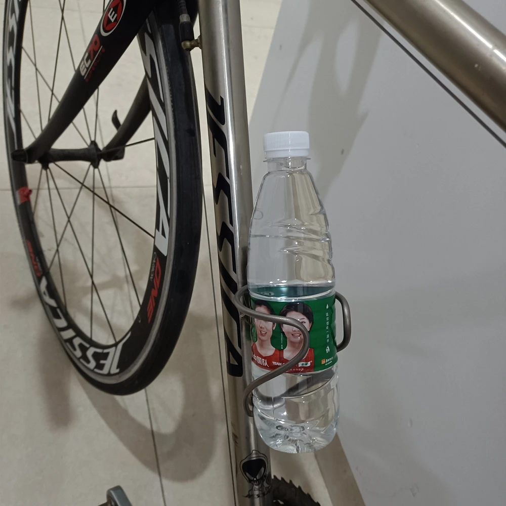 MTB Rennrad Wasser Flasche Käfig Ultraleicht 26g Titan Legierung Fahrrad Flasche Rack Halter Flasche Halterung Für XXX Fahrrad Zubehör – Detail 3