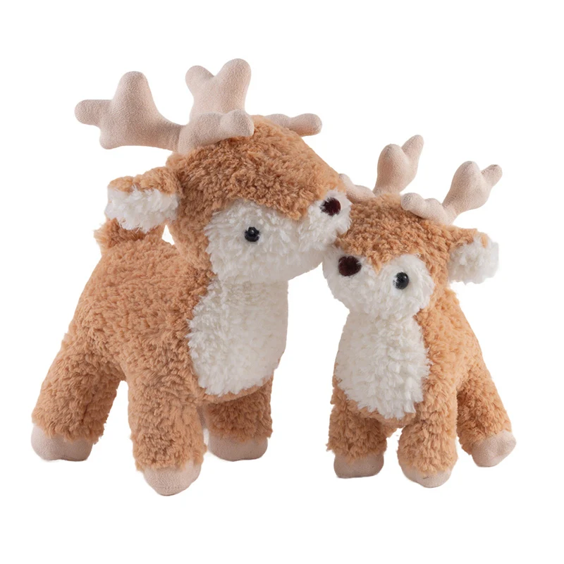 

1Pc 25/35cm Cute Reindeer Plush Toys Lovely Deer Pillow Stuffed Soft Animal Doll Birthday Christmas Gift