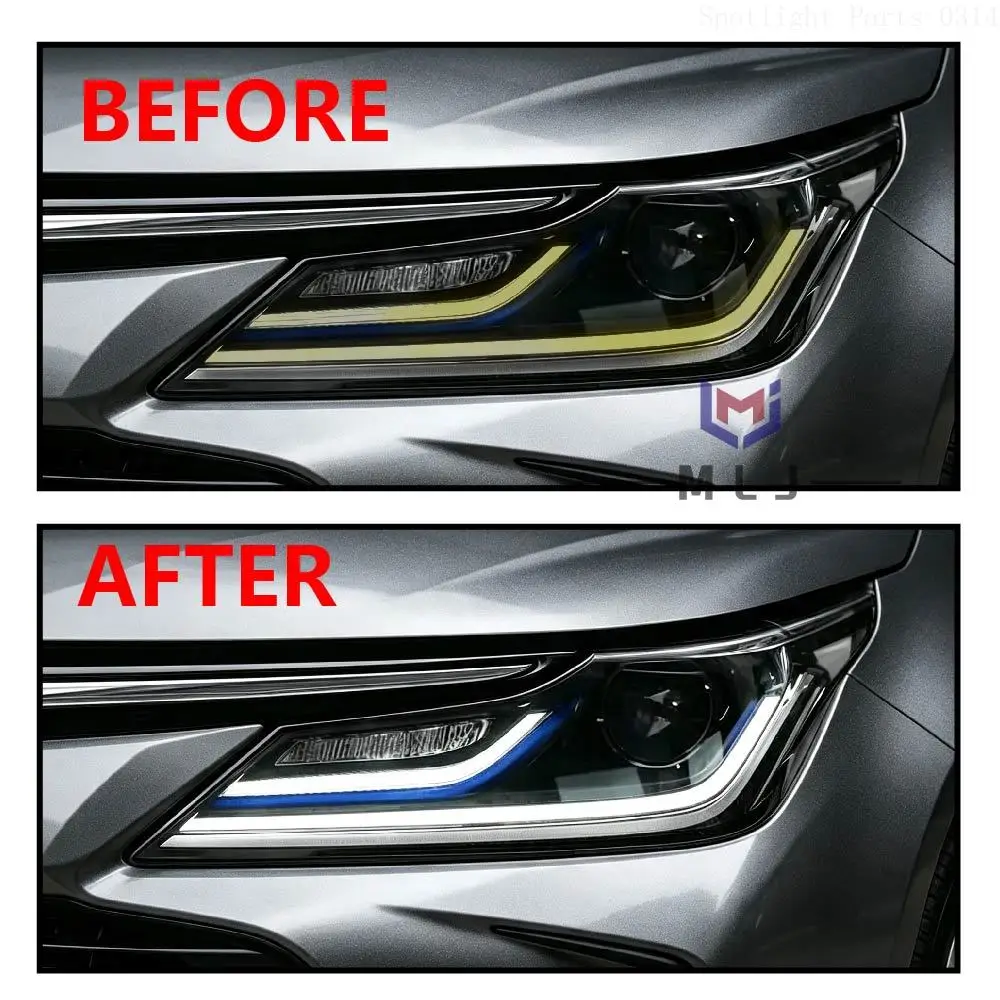 For 2019-2021 Toyota Corolla ALTIS High Spec DRL Chip Light Guide Tube LED Light Source Board LED Lamp Tube Car Accessories