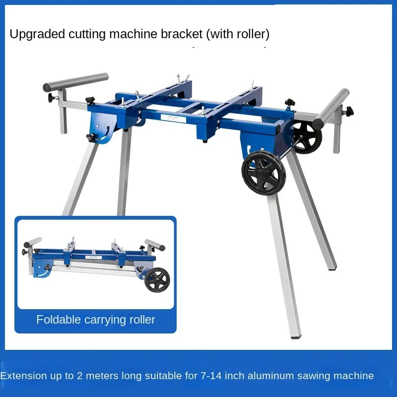 Imagem -03 - Alumínio Miter Saw Bracket Limite Máquina Mesa Woodworking Móvel Portátil